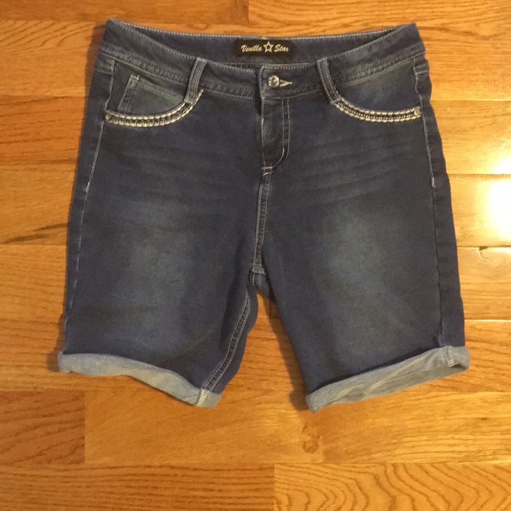 Vanilla Star Girls Sz 16 Jean Shorts